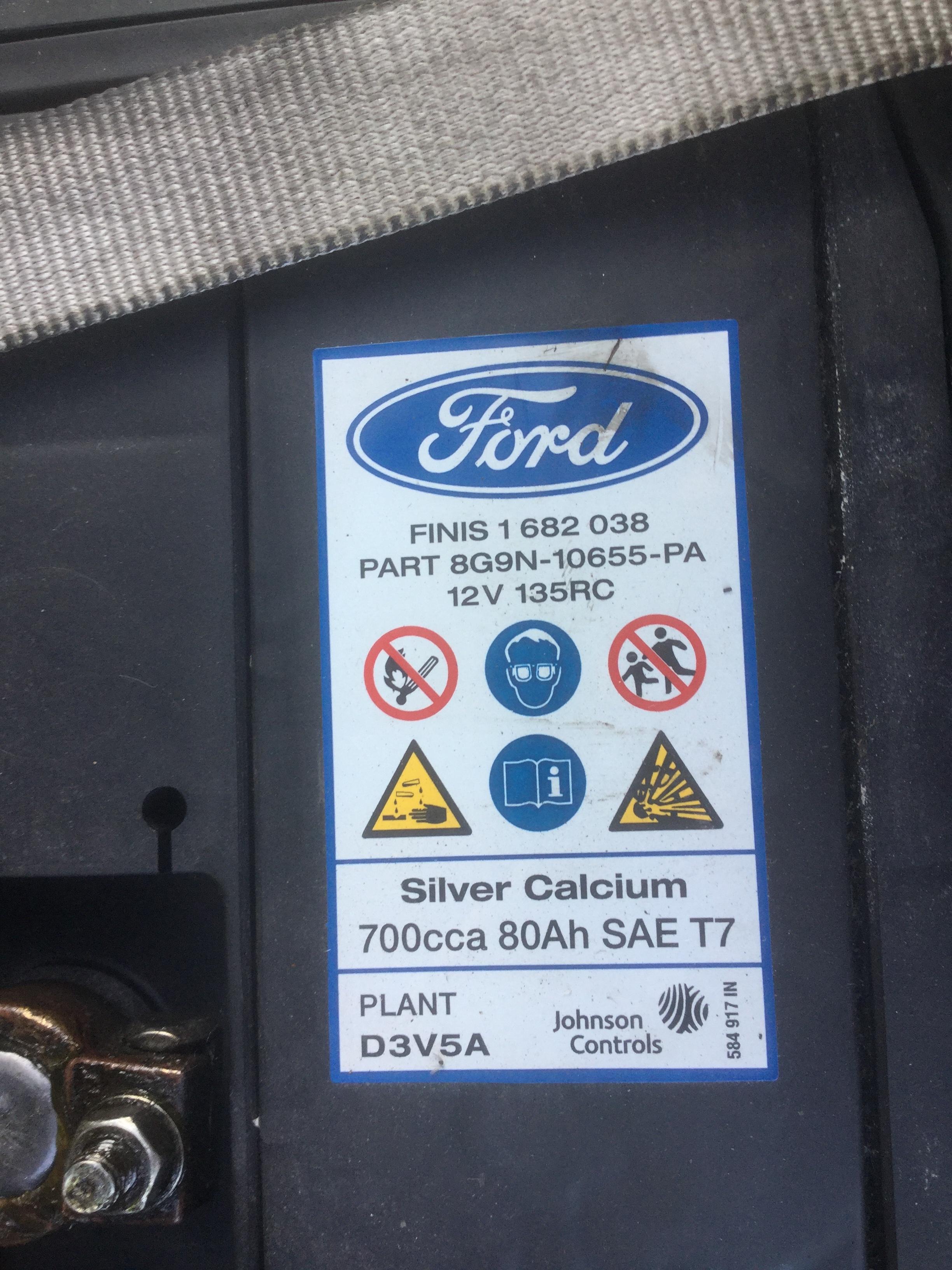Batteries - Ford Focus Club - Ford Owners Club - Ford Forums